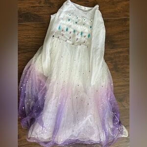 Purple and White Elsa Starry Dress